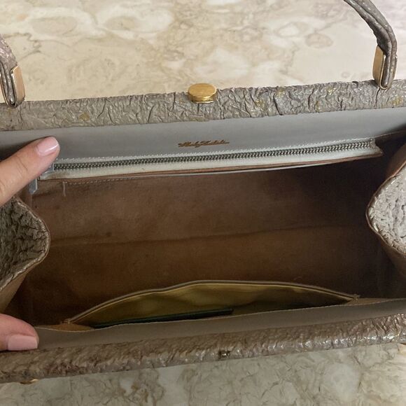 Rare 1960’s Abaly Catalan Leather Satchel Bag - Picture 12 of 13